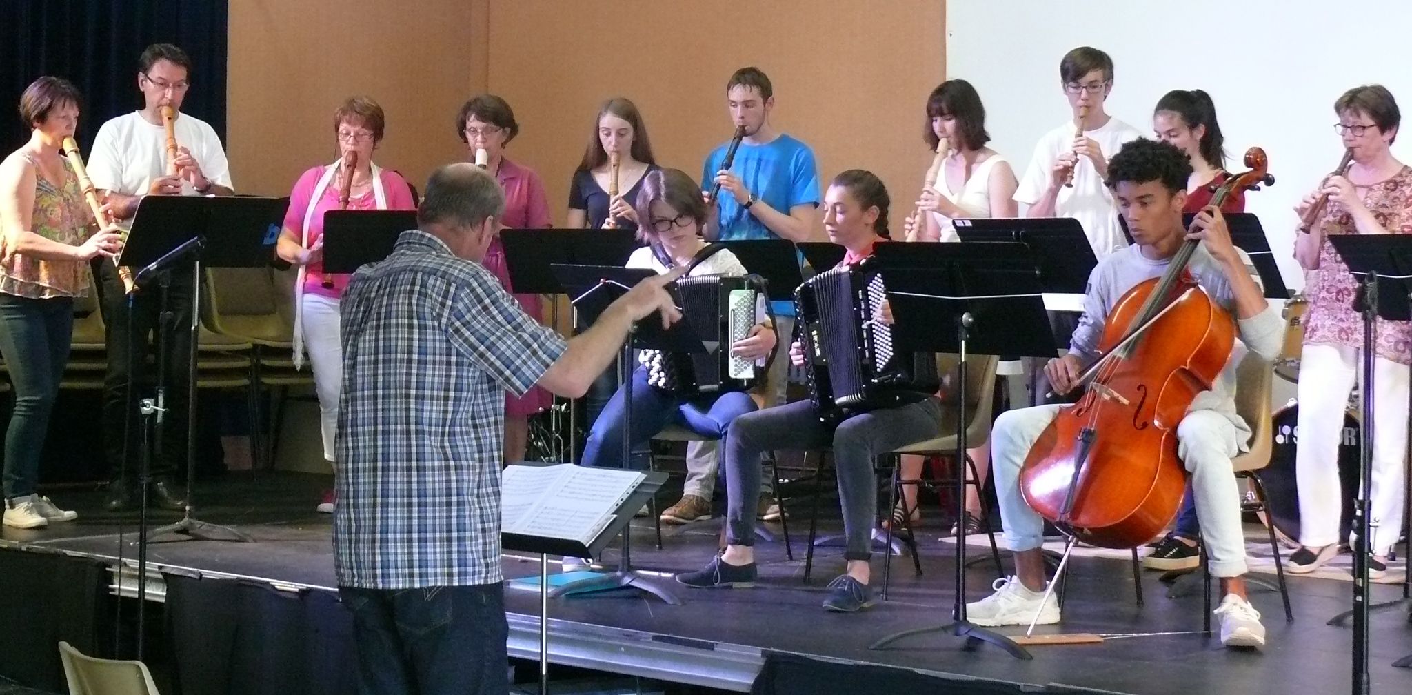 Ensemble flûtes à bec - Ecole de musique de Beaupréau-en-Mauges